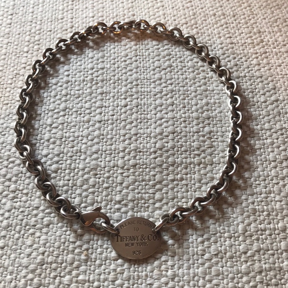 Tiffany & Co. Return to Tiffany Oval Tag Choker